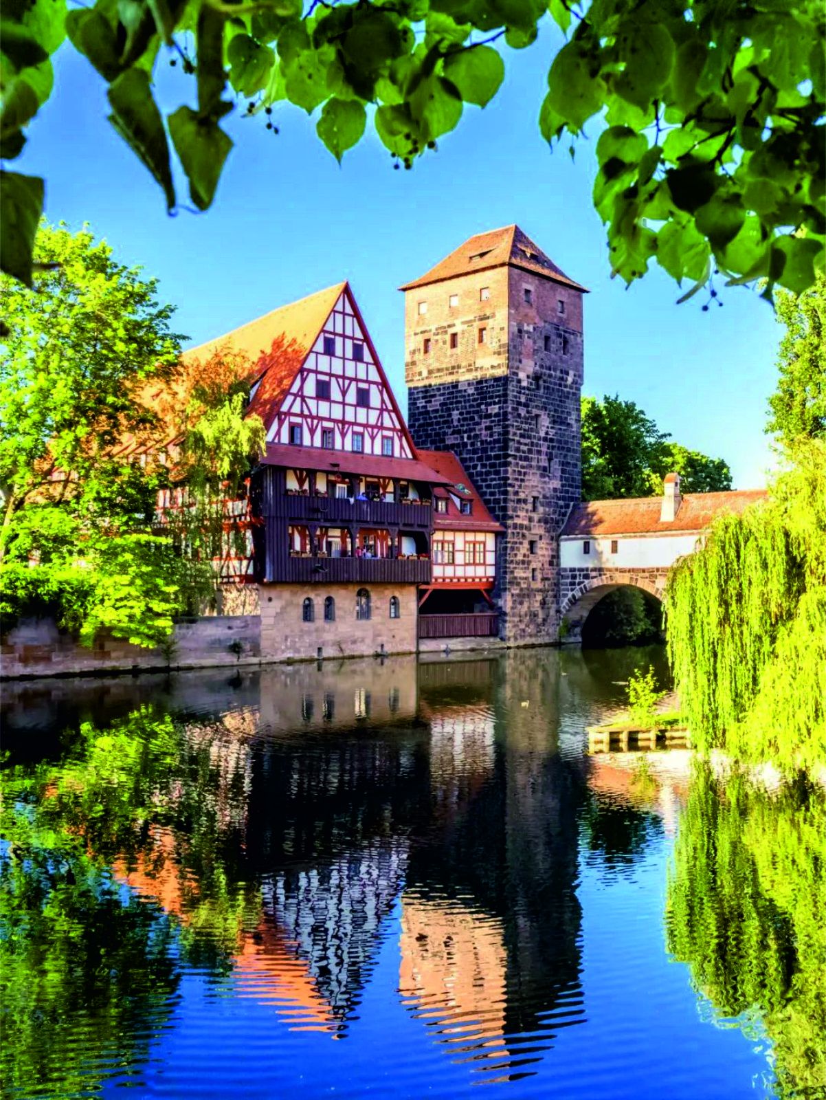 Fachwerkhäuser an der Pegnitz